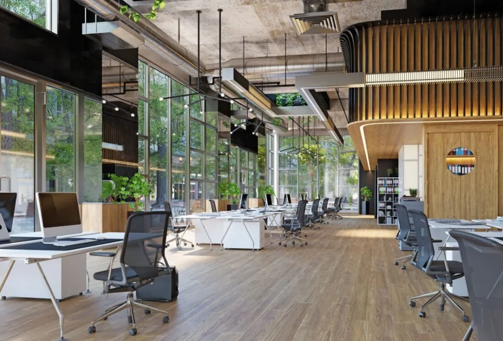 Hybrid office design  - Photo №16