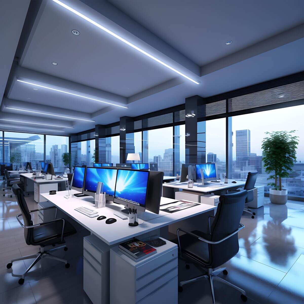 Coworking Spaces/ Flexible work spaces