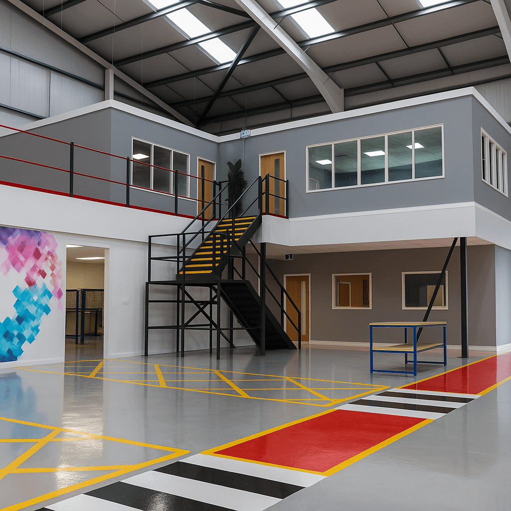 Office mezzanine floor- Kova Interiors